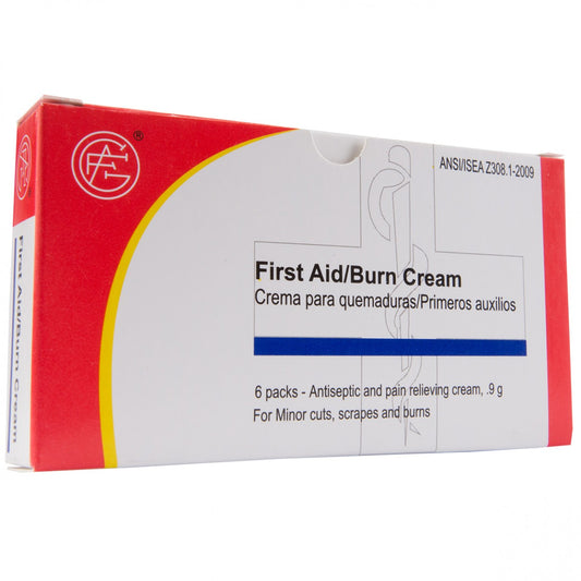 Unitized First Aid Burn Cream, 0.9 g, 10pcs per box