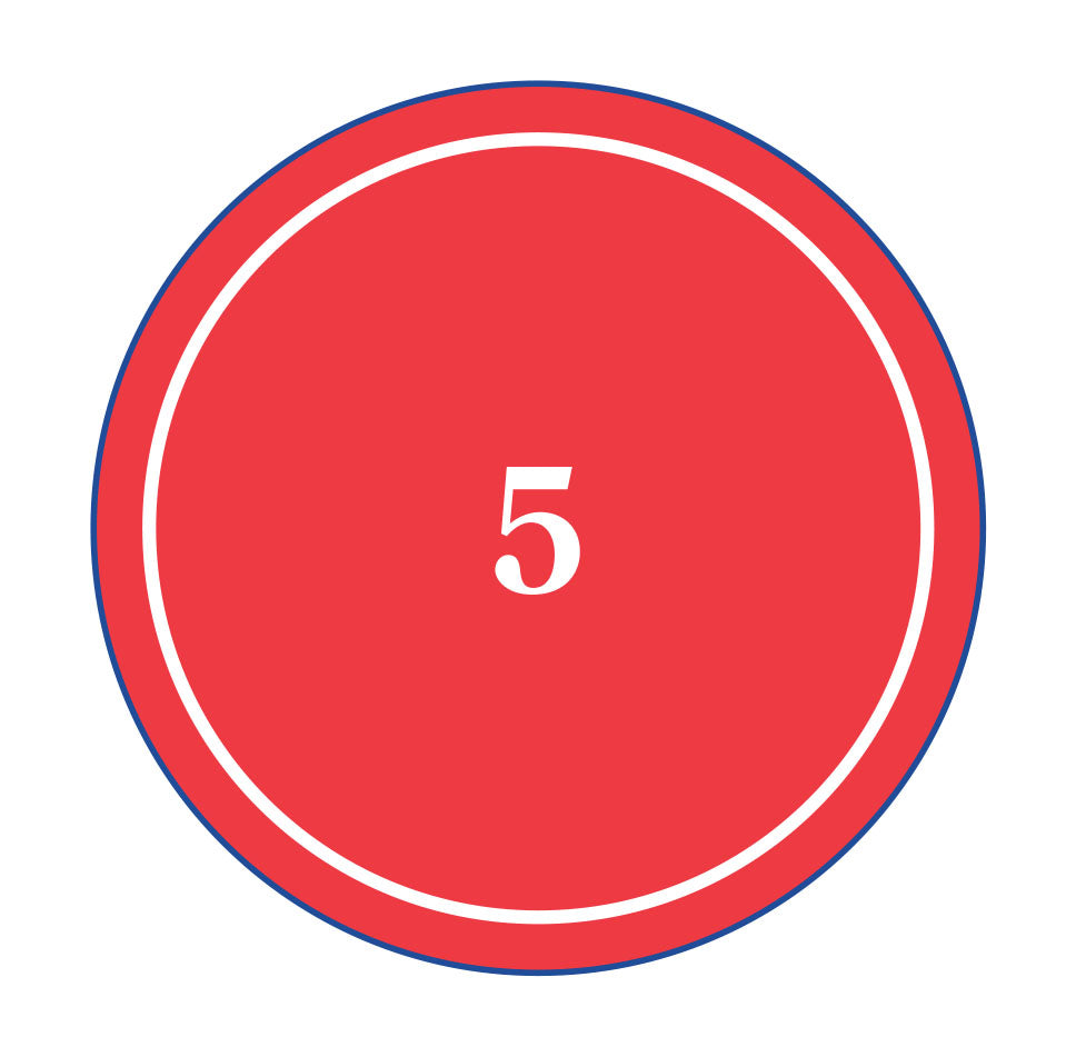 (5)