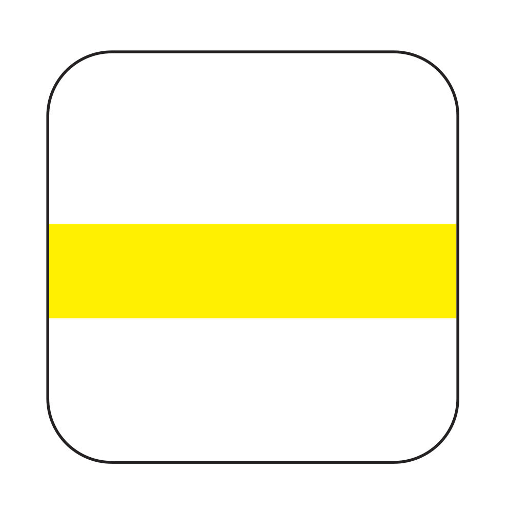 1"x 1" Ultra Removable Printable Date Label (yellow)