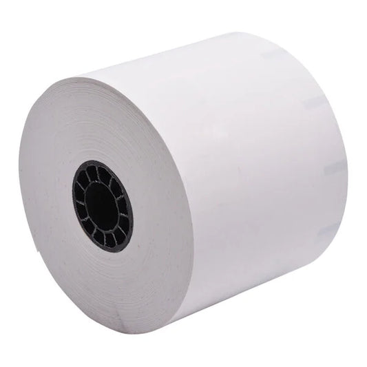 Full-Tack Adhesive Liner-less Thermal Sticky Receipt Labels (12 rolls)