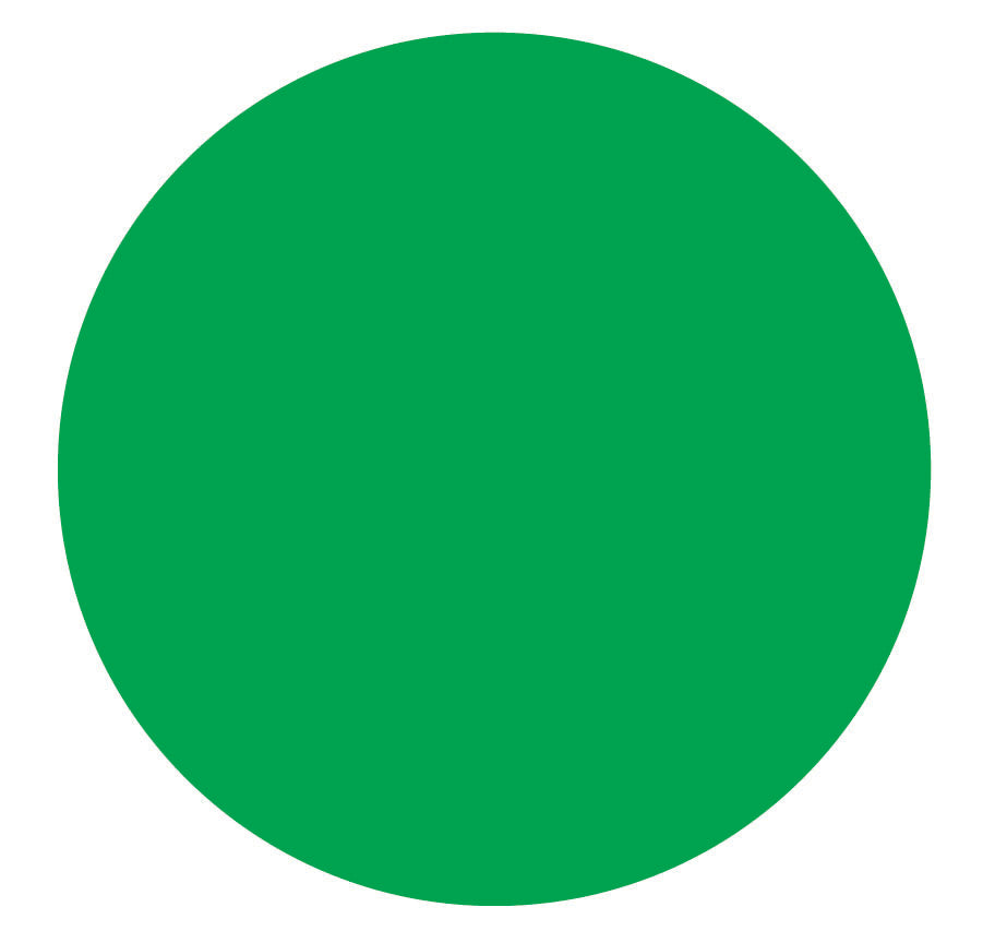 1" Ultra Removable Color Coded Date Label (green)