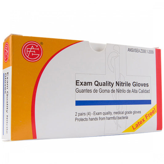 Nitrile Gloves, (latex free), 2 pair per box