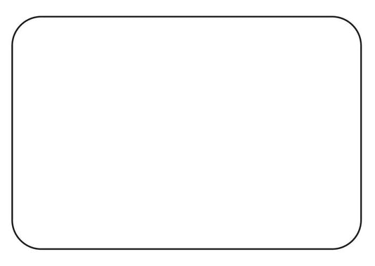 2.1875" x 1" blank Durable Label