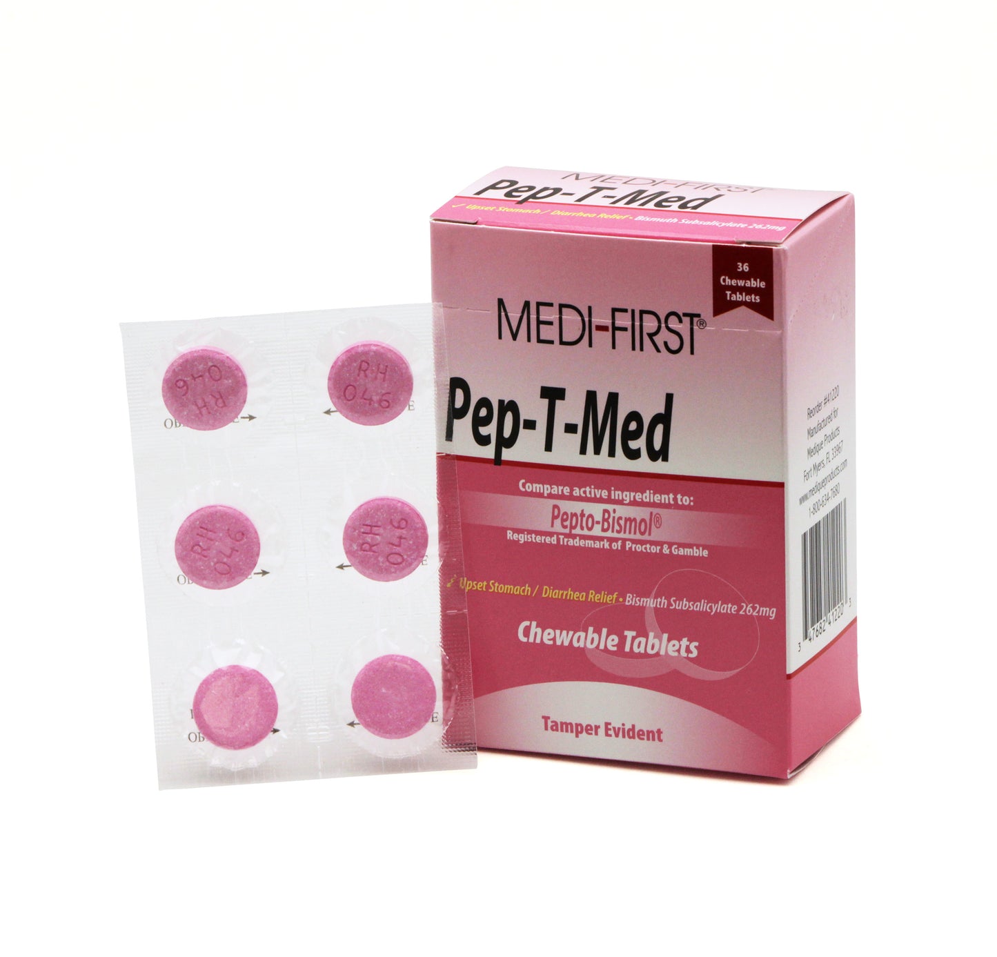 Pep-T-Med Stomach Relief 36/box