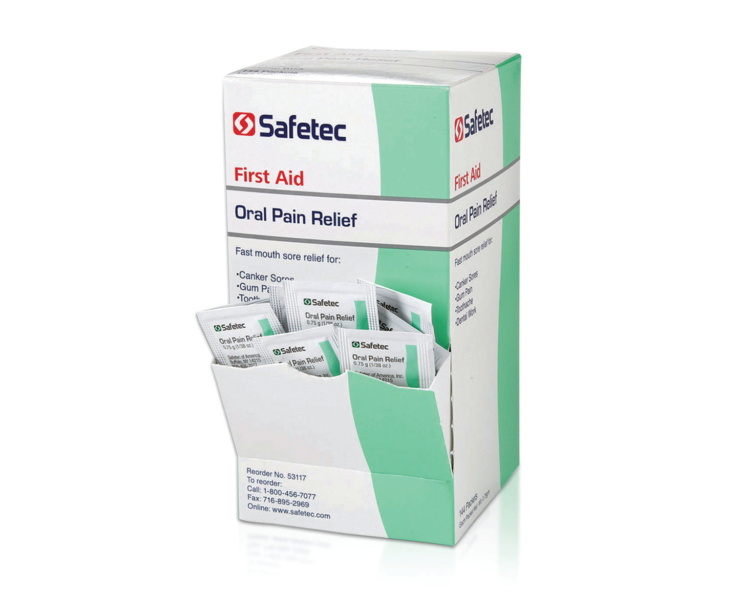 Oral Pain Relief .75gm Pkts 144/box