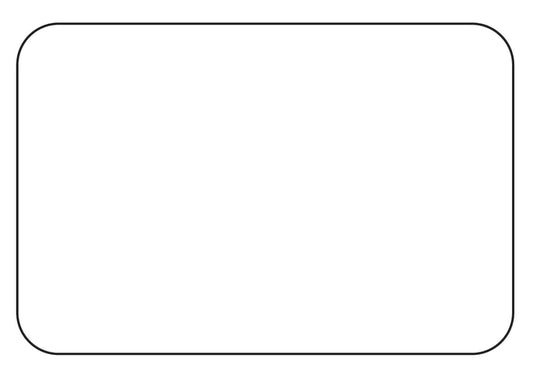 2.25" x 1" Dissolvable Printable Label
