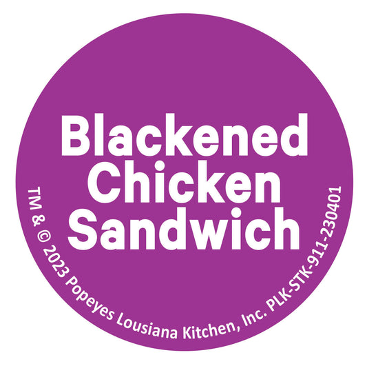 Blackened Chicken Sandwich (Popeyes)