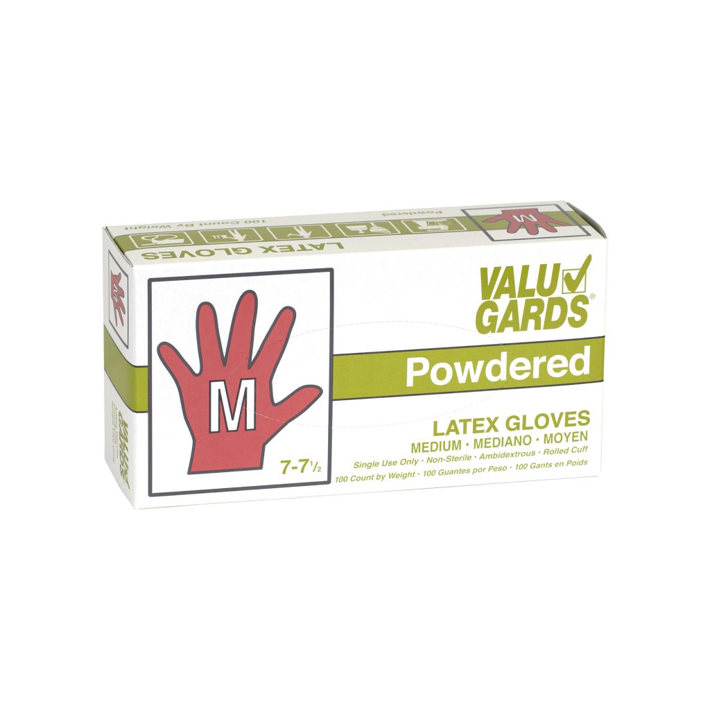 Valugards® Latex Disposable Gloves