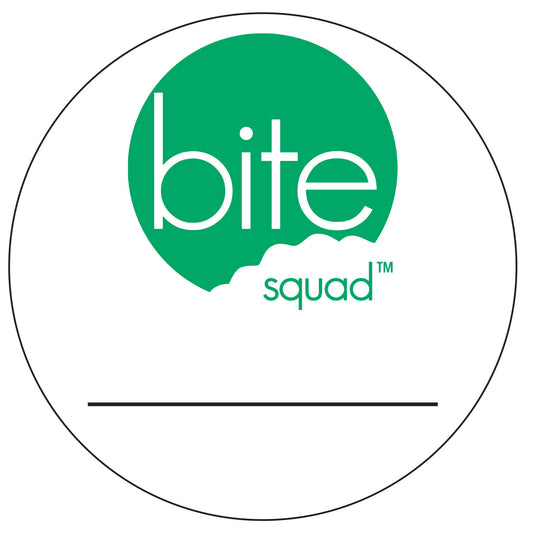 Tamper Indicating Label w-slits  "bite squad"