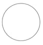 Blank (No Print) 1" Cold Temperature Circle Label