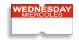 Wednesday - Miercoles (for Towa Single Line Date Labeler)