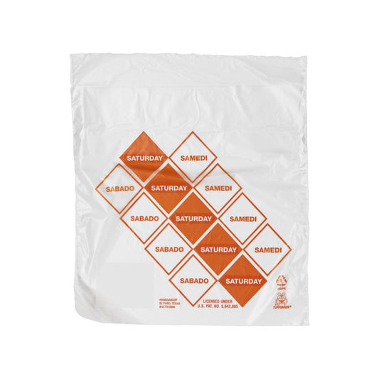 Saturday - Sabado 6.5" x 7" Color Coded Portion Bag