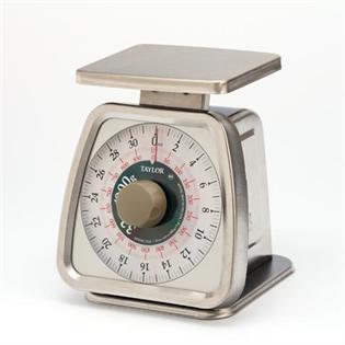 32oz x 1 - 4oz Taylor Mechanical Portion Control Scale - Rotating Dial