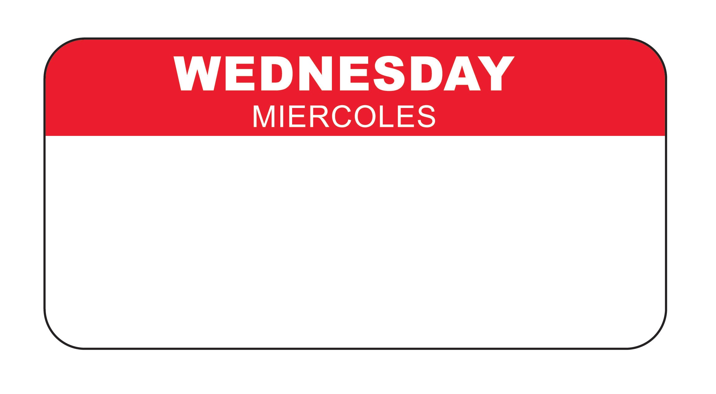 Wednesday - Miercoles 2